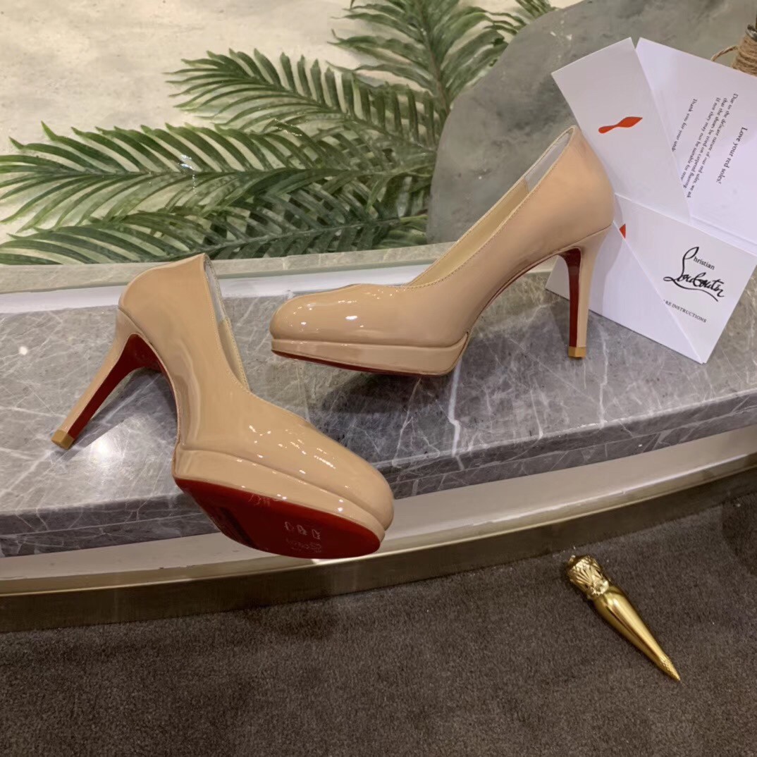 Replica Christian Louboutin Nude Patent New Simple Mm Pumps