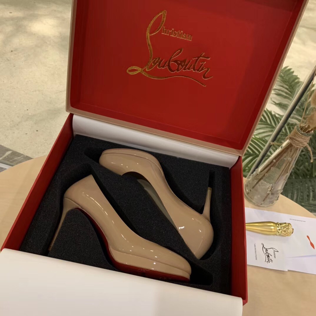 Replica Christian Louboutin Nude Patent New Simple Mm Pumps