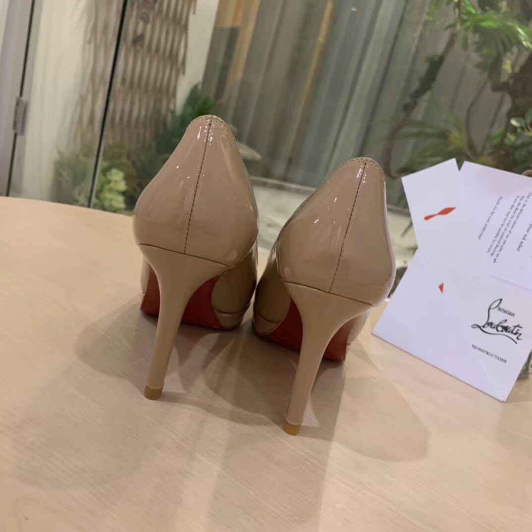 Replica Christian Louboutin Nude Patent New Simple Mm Pumps