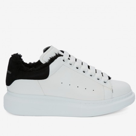 Alexander McQueen Women's Oversized Sneakers With Black Shearling