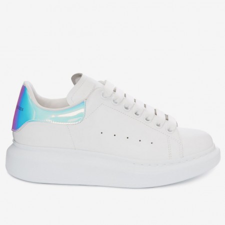 Alexander McQueen Women's Oversized Sneakers With Iridescent Heel