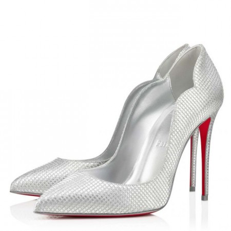 Christian Louboutin Hot Chick 100mm Pumps In Sequin Fabric