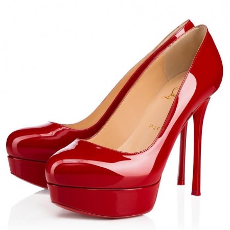 Christian Louboutin Red Patent Dirditta 130mm Pumps