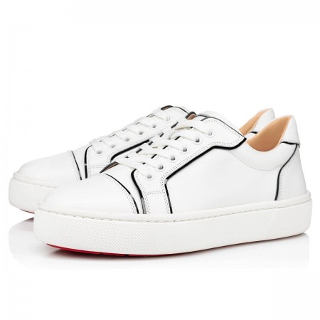 Christian Louboutin Women's Vieirissima Sneakers In White Calfskin