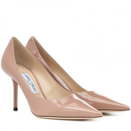 Jimmy Choo Love 85mm Pumps In Poudre Patent Leather