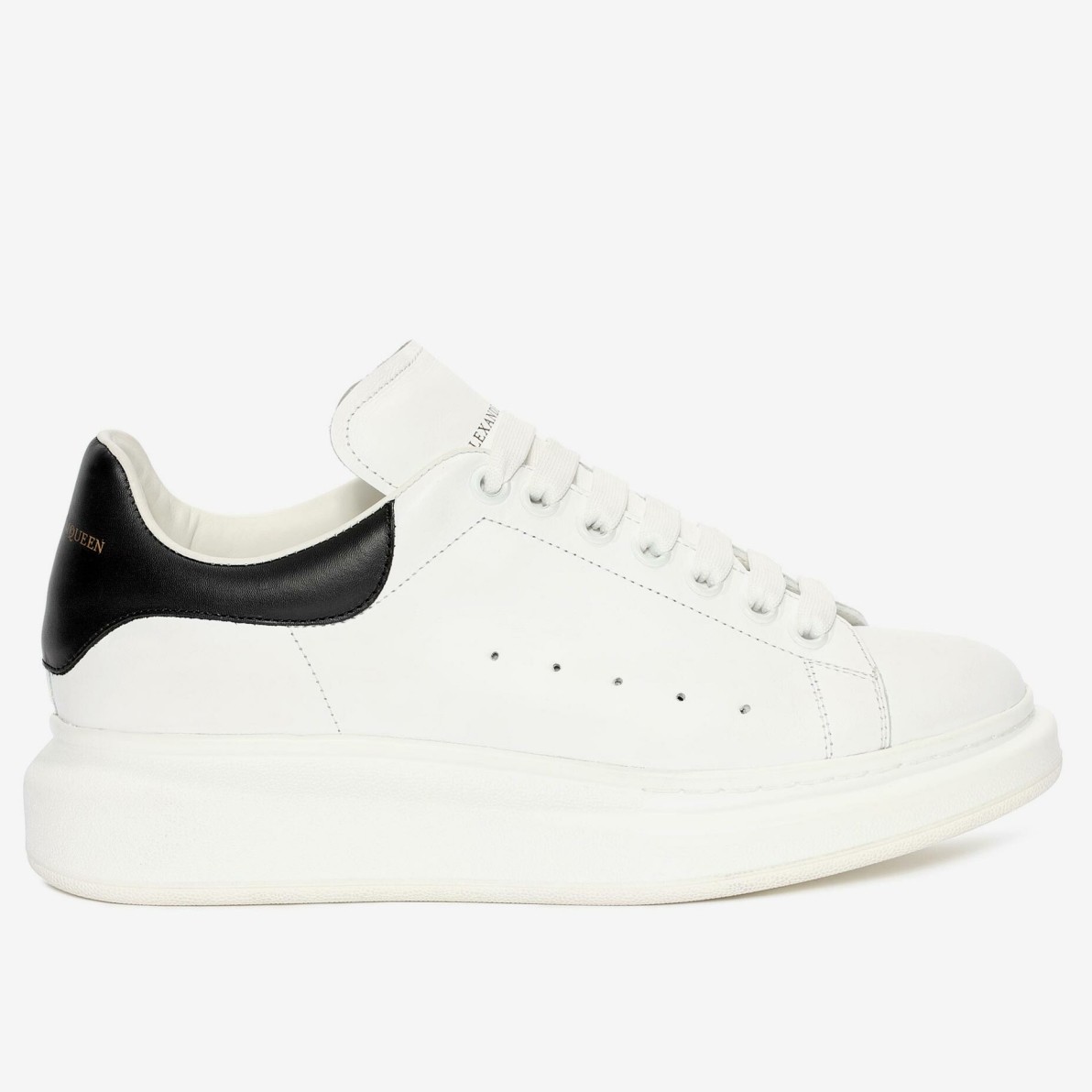 Replica Alexander McQueen Men's Oversized Sneakers With Black Heel