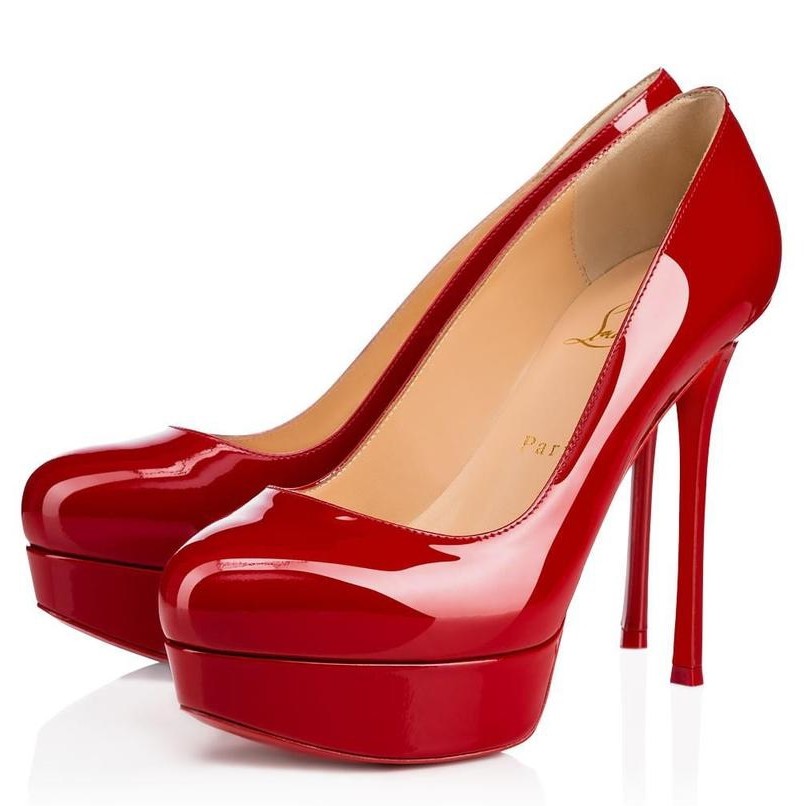 Replica Christian Louboutin Red Patent Dirditta 130mm Pumps