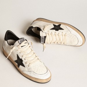 Golden Goose Women's Ball Star Sneakers with Black Star and Heel Tab