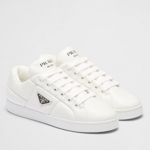 Prada Women's Sneakers in White Nappa Leather