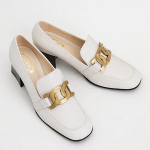 Tod's Kate Pumps 60mm In White Leather