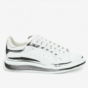 Alexander McQueen Women's Oversized Sneakers With Black Printed