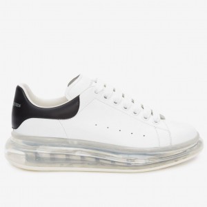 Alexander McQueen Women's Oversized Sneakers With White Transparent Sole
