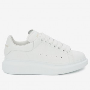 Alexander McQueen Women's White Oversized Sneakers