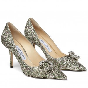 Jimmy Choo Saresa 85mm Pumps In Glitter