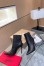 Christian Louboutin Chelsea Chick Ankle Boots 100mm in Black Leather