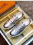 Hermes Men's Avantage Sneakers In Grey Metallic Leather