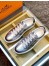 Hermes Men's Avantage Sneakers In Grey Metallic Leather