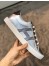 Hermes Men's Avantage Sneakers In Grey Metallic Leather