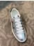 Hermes Men's Avantage Sneakers In Grey Metallic Leather