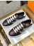 Hermes Men's Avantage Sneakers In Black Calfskin