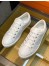 Hermes Men's Avantage Sneakers In White Calfskin