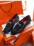Hermes Women's Paris Loafers In Black Goatskin