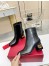 Valentino Heritage Ankle Boot 60mm In Black Calfskin Leather 