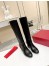 Valentino Heritage Boots 60mm In Black Calfskin Leather