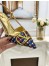 Valentino VLogo Signature Slingback Pumps 80mm in Woven Metallic Leather