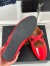 Alaia Criss Cross Ballet Flats in Red Leather