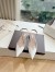 Alaia Le Coeur Slingback Flats in White Patent Calfskin
