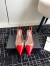 Alaia Le Coeur Slingback Pumps 55mm in Red Patent and PVC