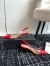 Alaia Le Coeur Slingback Pumps 55mm in Red Patent and PVC