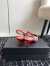 Alaia Le Coeur Slingback Pumps 55mm in Red Patent and PVC
