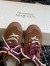 Alexander McQueen Women's Flexion Sneakers in Brown Suede Leather