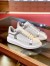 Alexander McQueen Women's Oversized Sneakers With Silver Trim