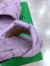 Bottega Veneta Lido Slides In Lavender Intreccio Lambskin
