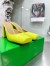 Bottega Veneta Tower Mules In Yellow Patent Calfskin