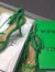 Bottega Veneta Stretch Sandals In Green Mesh