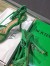 Bottega Veneta Stretch Sandals In Green Mesh