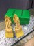 Bottega Veneta Stretch Sandals In Yellow Mesh