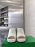 Bottega Veneta Stack Platform Sandals In White Lambskin