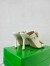 Bottega Veneta Stretch Buckle Mules in White Calfskin