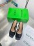 Bottega Veneta Knot Slingback Sandals 90mm in Black Lambskin