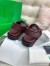 Bottega Veneta Jack Flat Slingback Sandals in Bordeaux Lambskin
