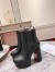 Christian Louboutin Movidastic 130mm Ankle Boot In Black Calfskin