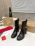 Christian Louboutin CL Chelsea Ankle Boots 70MM in Alligator Embossed Leather 