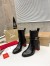 Christian Louboutin CL Chelsea Ankle Boots 70MM in Alligator Embossed Leather 