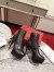 Christian Louboutin Bianca Ankle Boots 120mm in Black Lambskin