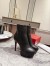 Christian Louboutin Bianca Ankle Boots 120mm in Black Lambskin